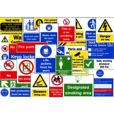 Safety signs  
